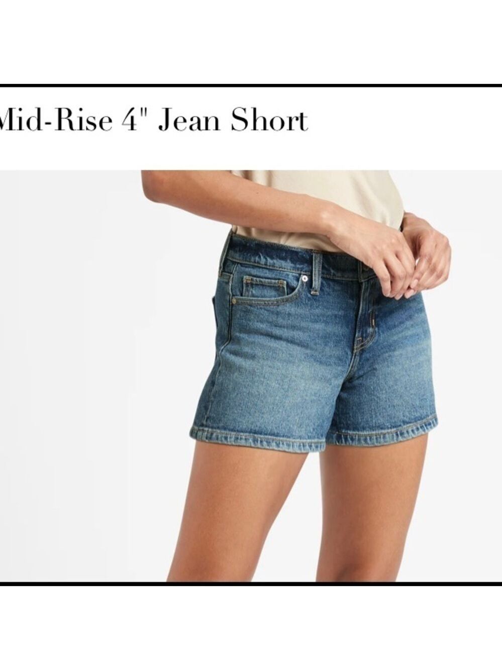 Banana republic denim shorts.